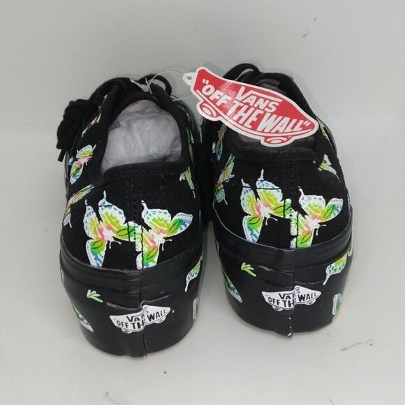 VANS Stacked Womens NEW w/Tags Morph Blackout Butterflies Sneakers - sz. 6 - Picture 5 of 7